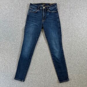 Guess Jeans Womens 27 Skinny Mid Sexy Curve Dark Blue W1BAJ3D4HG2 Stretch